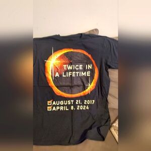 Official Total Solar Eclipse Twice In Lifetime 2017-2024 Shirt